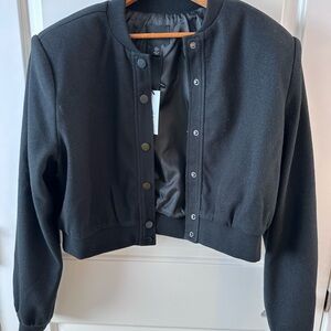 Nasty Gal Black Bomber Jacket